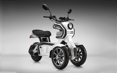 炫酷三輪電動(dòng)車(chē)!博世定制電機(jī)續(xù)航100公里