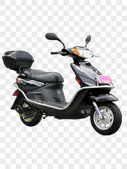 黑色電動車產(chǎn)品實(shí)物PNG圖片展示